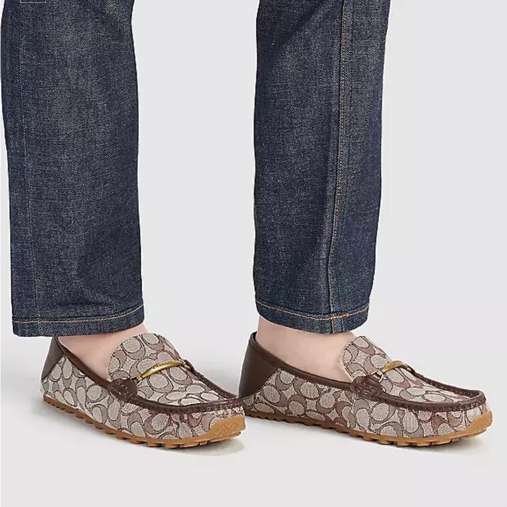 Coach Collapsible Heel Driver Brand New Slip on mens shoes Loafer